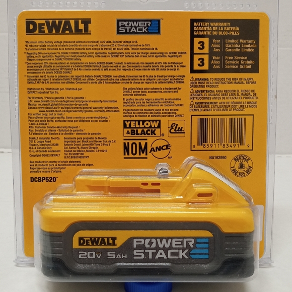 DeWalt Powerstack Battery - Picture 2 of 2